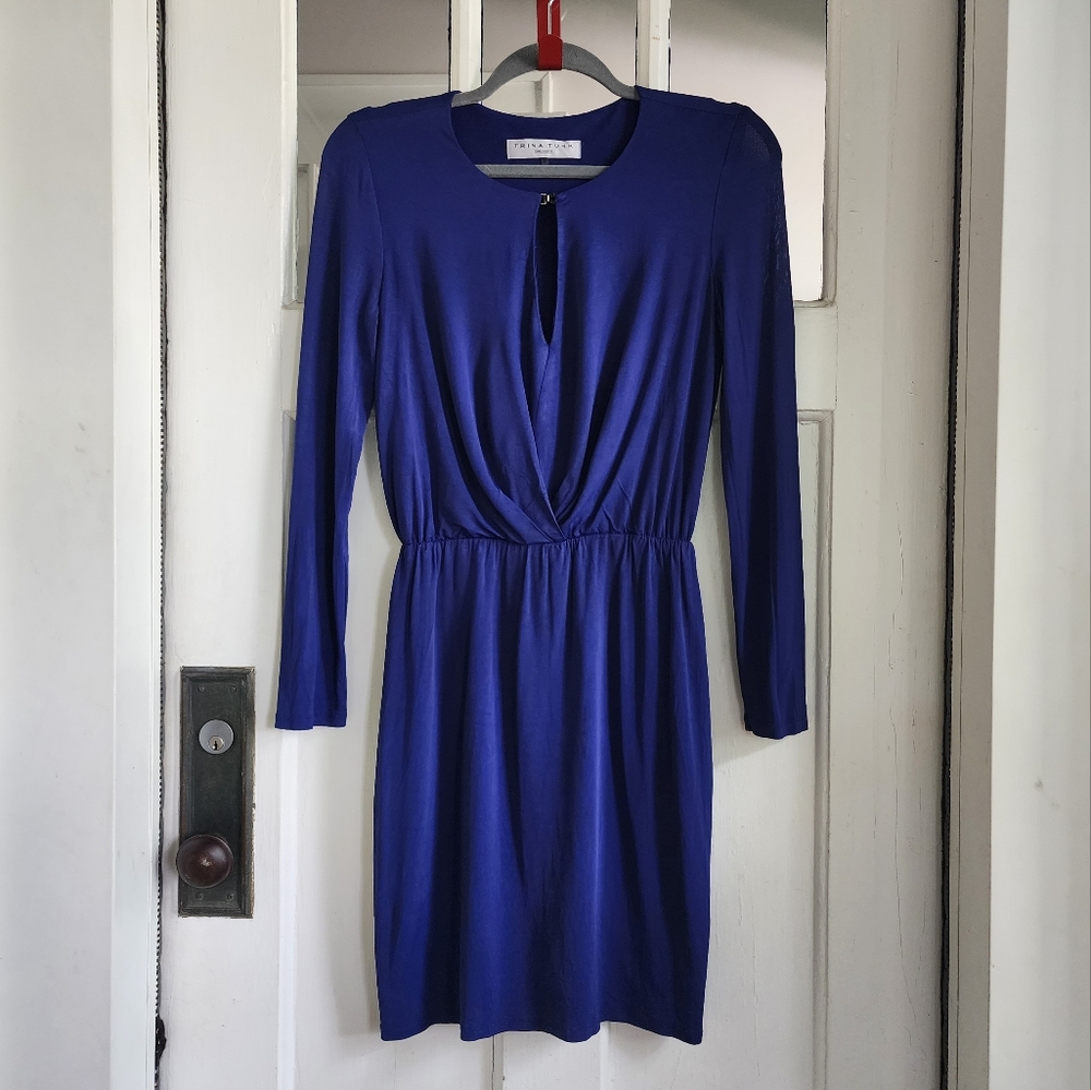 Trink Turk Tuberose Blue Dress, Sz 0